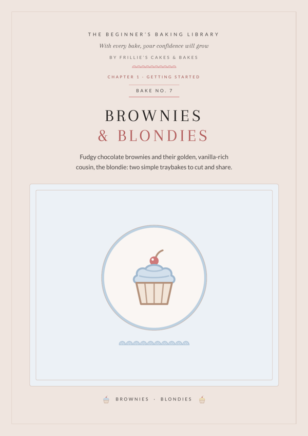 Bake No: 7  Brownies & Blondies