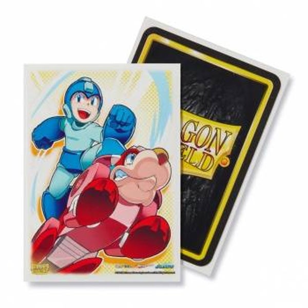 Dragon Shield - Classic Art Sleeves - Megaman & Rush (100)