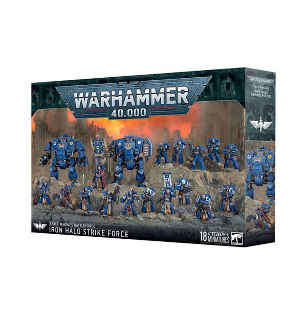Warhammer 40K - Space Marines Battleforce - Iron Halo Strike Force