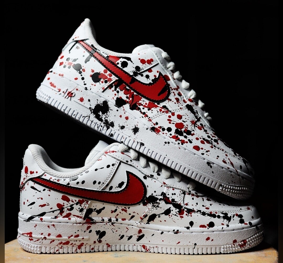 Blood splatter Nikes