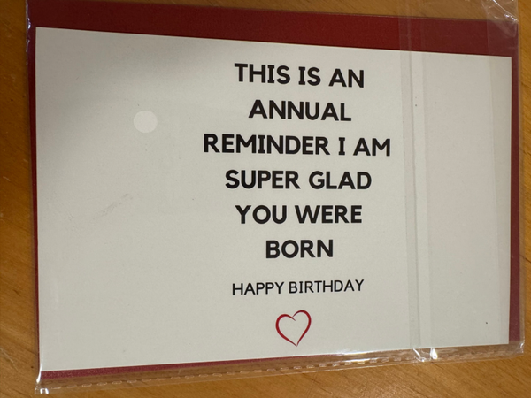 Novelty card