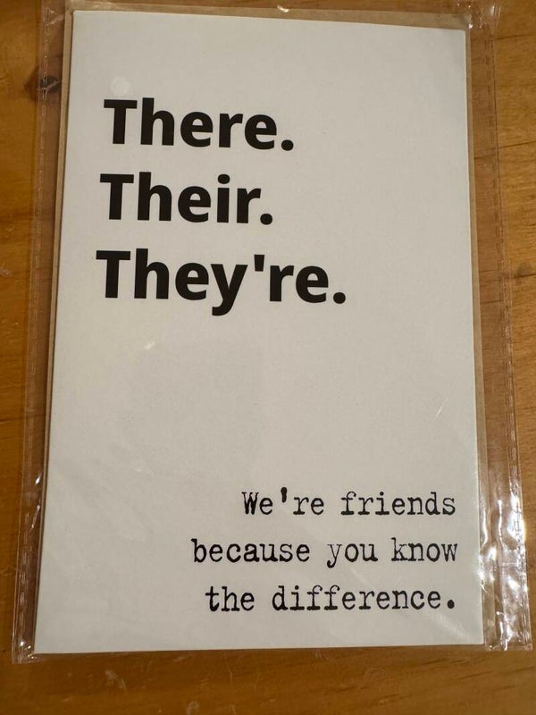Novelty card