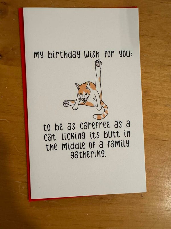 Novelty card