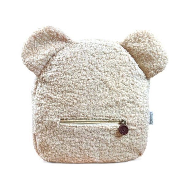 Teddy rugzak milk met naam