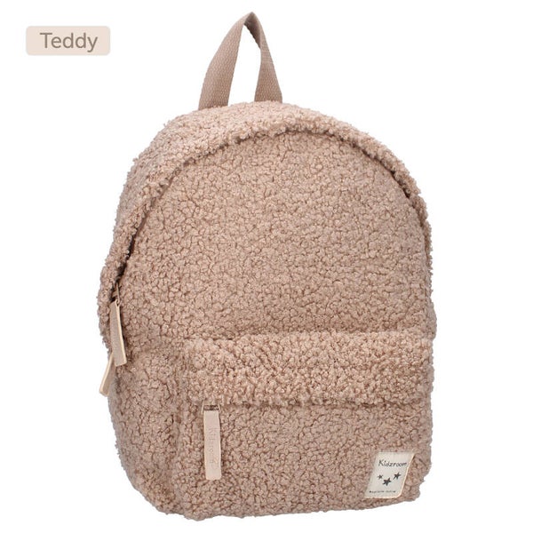 Kidzroom rugzak teddy stof beige