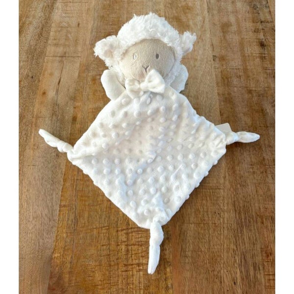 Wit knuffeldoekje lammetje