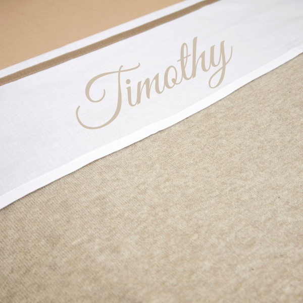 Wieglaken bies sand 75 x 100 cm