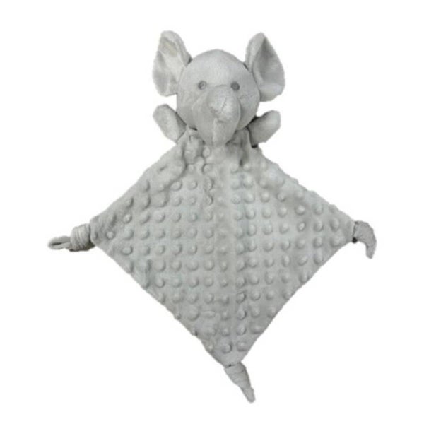 Dou dou olifant knuffeldoekje grijs