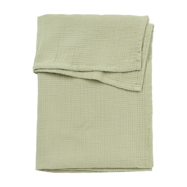 Meyco wieglaken hydrofiel soft olive 75 x 100 cm