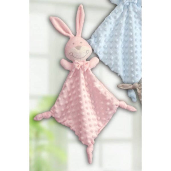 Dou dou knuffeldoekje konijn roze