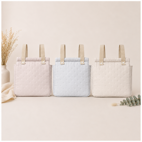 Baby Luiertas – met naam geborduurd | 39 x 35 cm