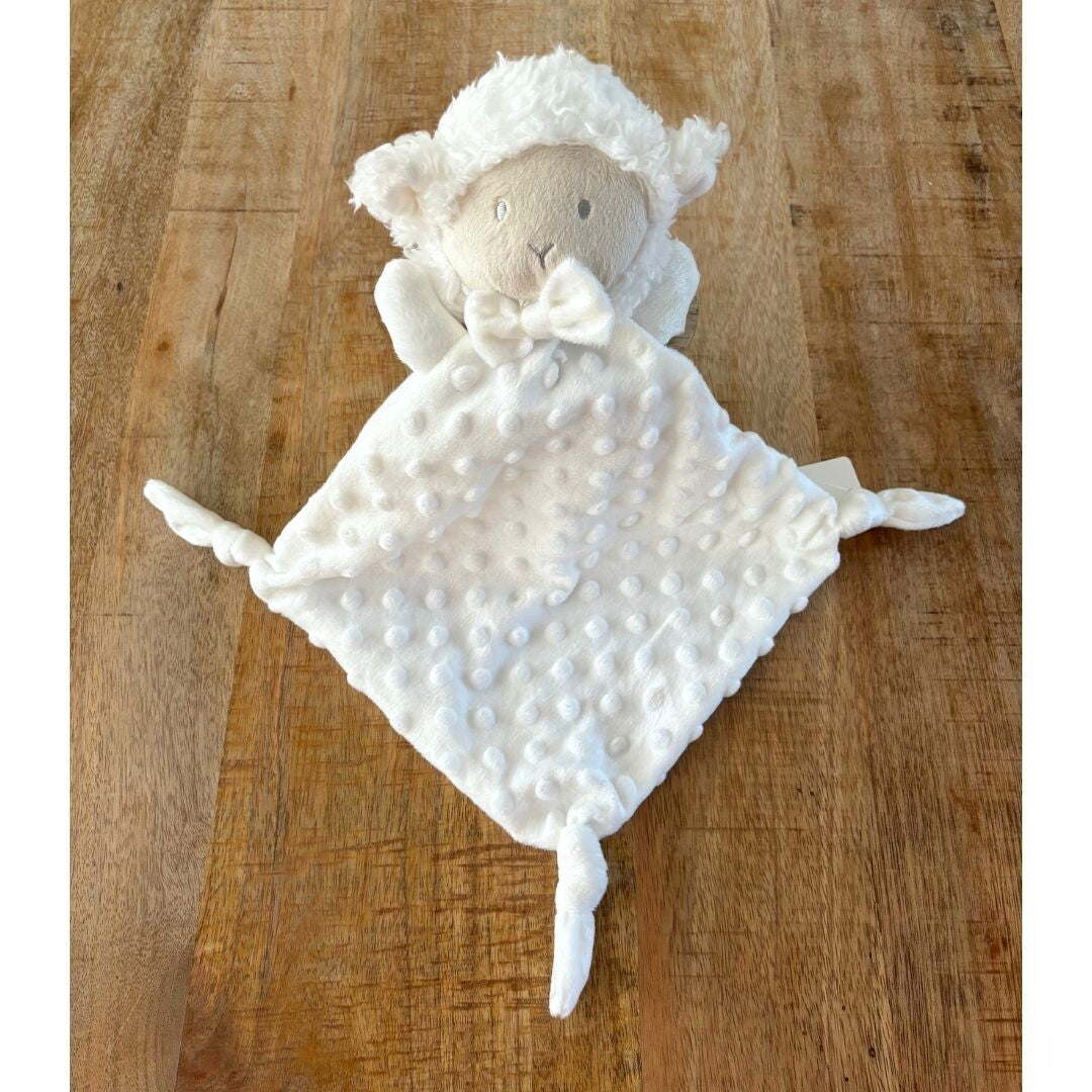 Wit knuffeldoekje lammetje