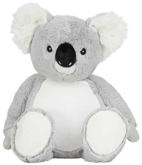 Koala knuffel grijs 42 cm - eventueel met naam geborduurd