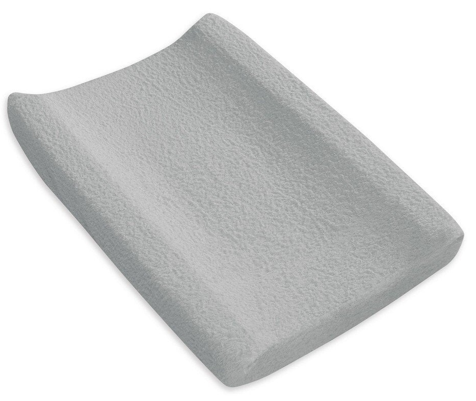 Katoenen aankleedkussenhoes grijs 55 x 80 cm