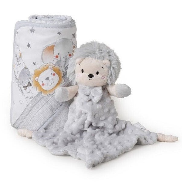 Set Dou Dou egel knuffeldoekje met badcape