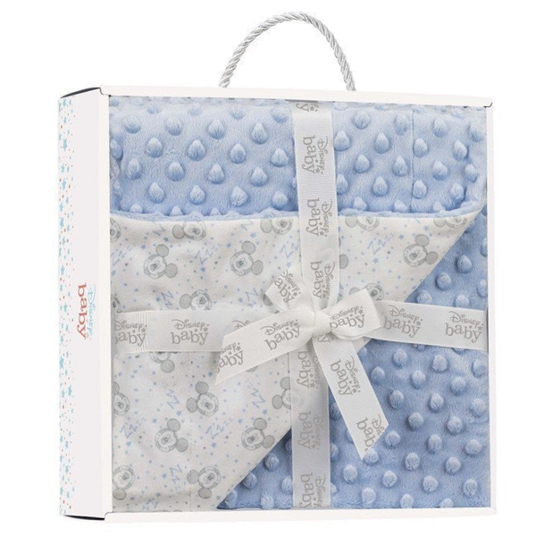 Disney baby deken Mickey Mouse blauw