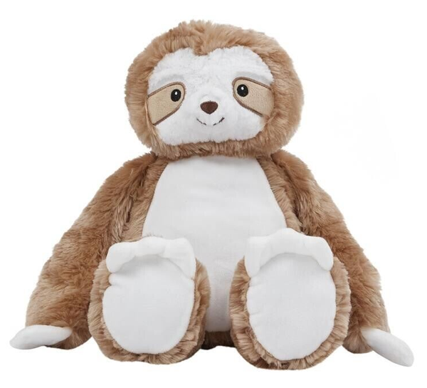 Luiaard knuffel 42 cm - eventueel met naam geborduurd