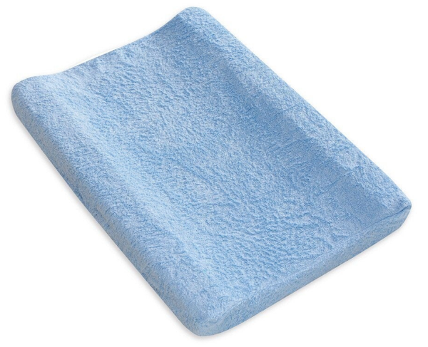 Katoenen aankleedkussenhoes blauw 55 x 80 cm