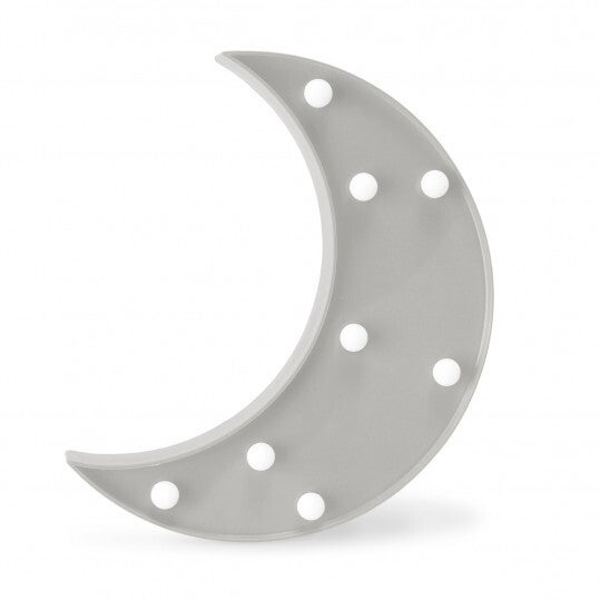 Kiokids LED lampje maan 24 x 17 cm