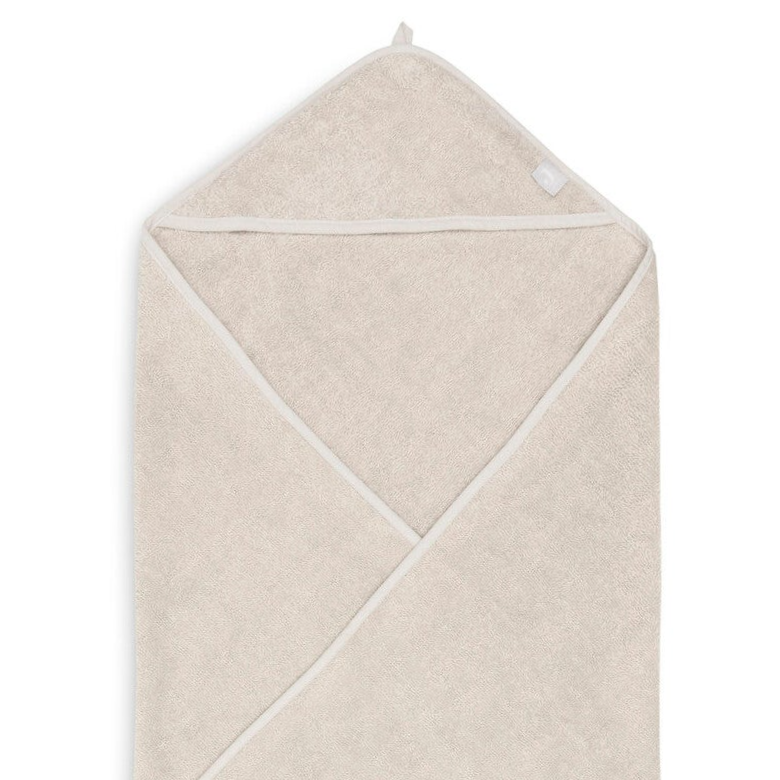 Jollein badcape nougat 75 x 75 cm - eventueel met naam geborduurd