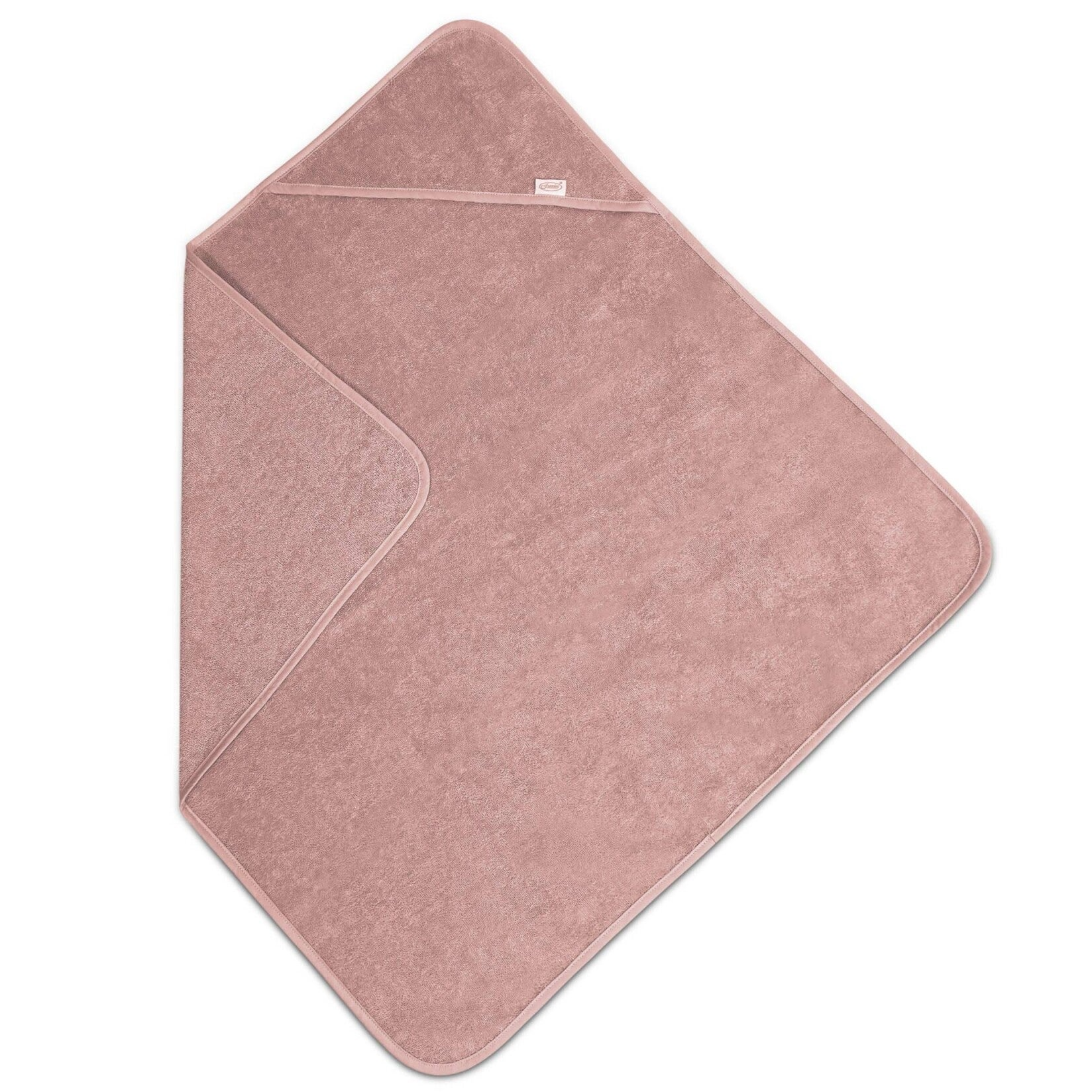 Funnies badcape oudroze - eventueel met naam geborduurd