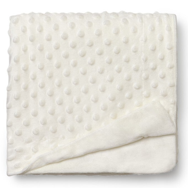 Baby deken bubbel creme 80 x 110 cm