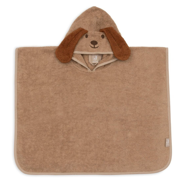 Jollein badponcho hond Diego - biscuit