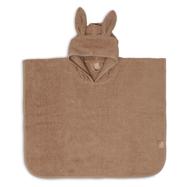 Jollein poncho Biscuit 1-4 jaar - eventueel met naam geborduurd