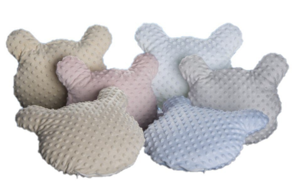 Beren kussen bubbelstof - eventueel met naam geborduurd