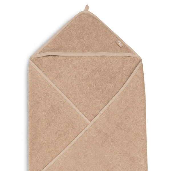 Jollein badcape biscuit 75 x 75 cm - eventueel met naam geborduurd