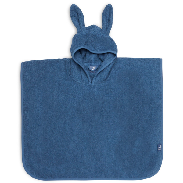 Jollein poncho Blue Jeans 1-4 jaar - eventueel met naam geborduurd