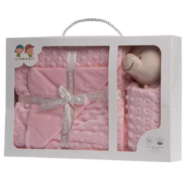 Doudou beer knuffeldoekje en deken