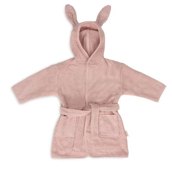 Jollein Badjas Wild Rose met Naam | Geborduurd