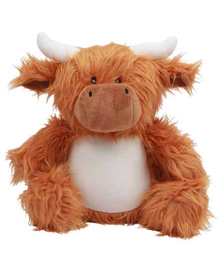 Schotse Hooglander knuffel koe 35 cm - eventueel met naam geborduurd