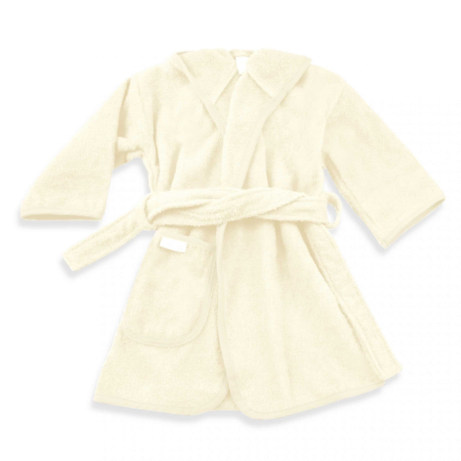 Baby badjas off white 0-12 maanden