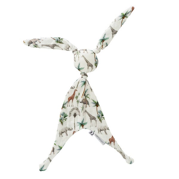 Cottonbaby soft knuffeldoekje konijn Savanne