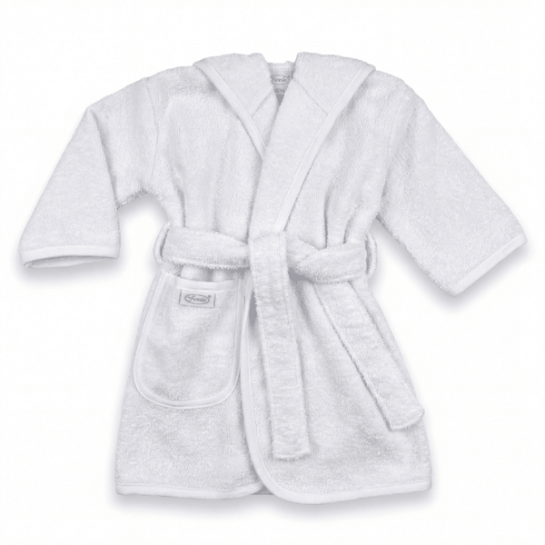 Funnies baby badjas wit 0-12 maanden