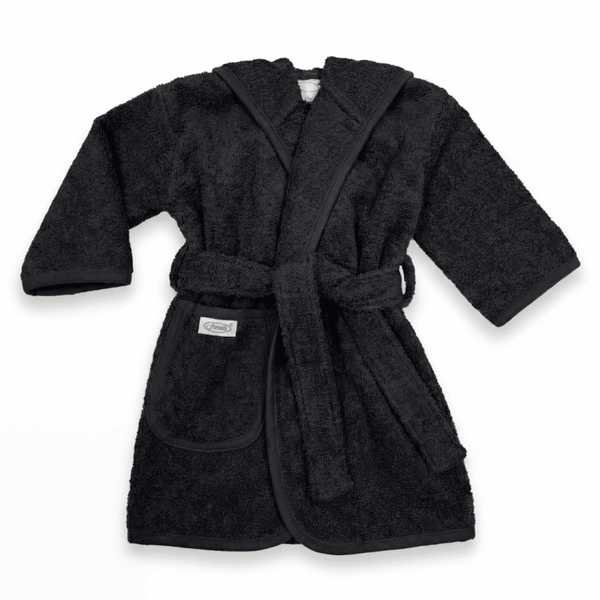 Funnies baby badjas zwart 0-12 maanden