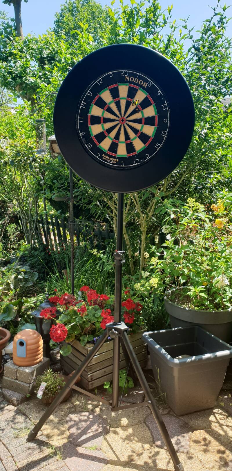 Dartbord op paal Blije Bij themakisten 