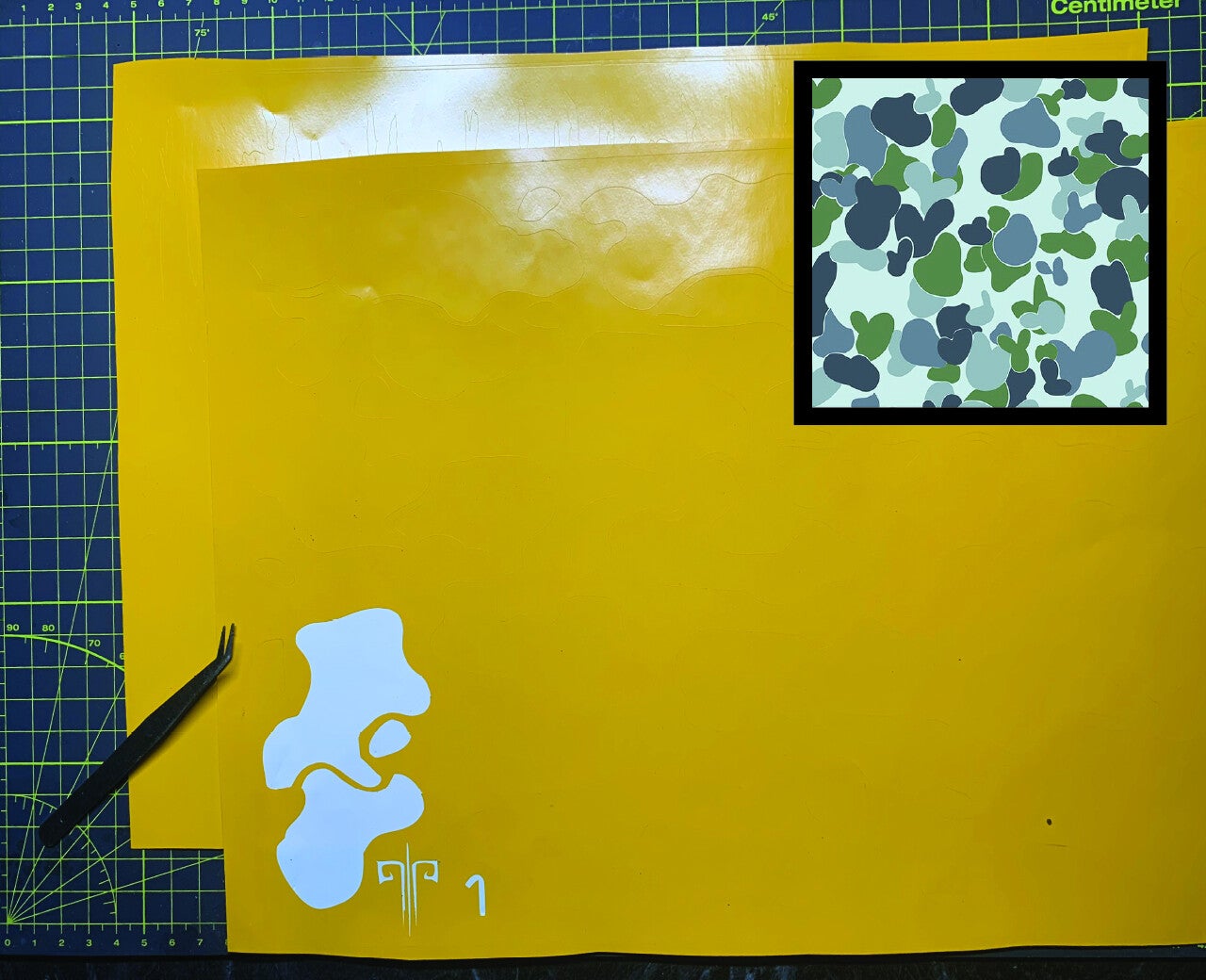 AUSCAM Camouflage Stencil Packs