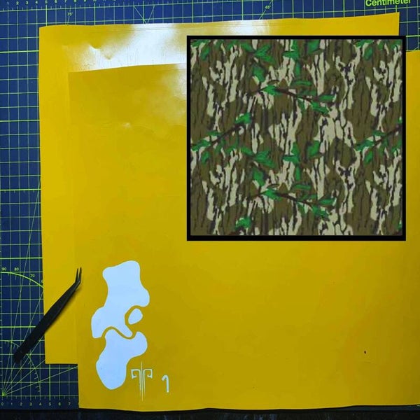 Bottomland Greenleaf Camouflage Stencil Packs