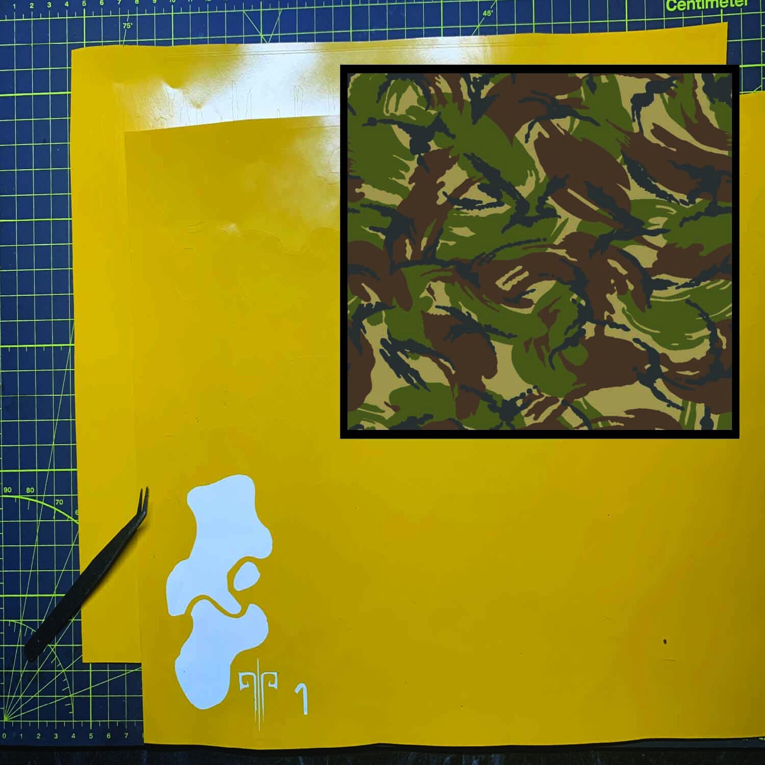 British DPM Camouflage Stencil Packs