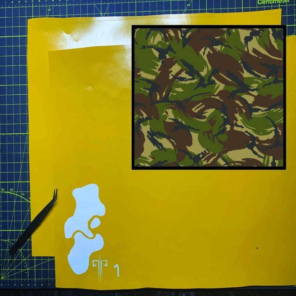 British DPM Camouflage Stencil Packs