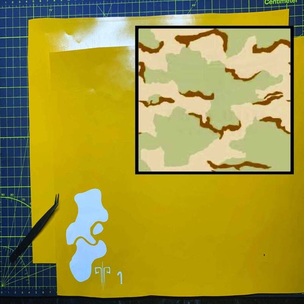 DCU Camouflage Stencil Packs