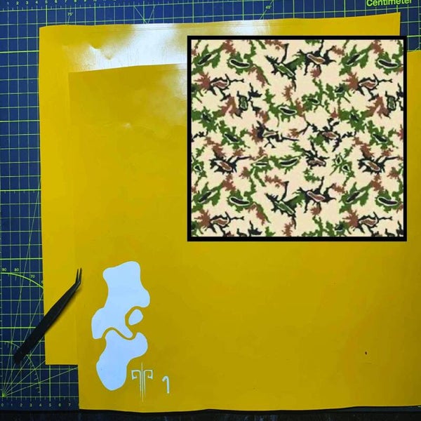 Egyptian Gulf War Camouflage Stencil Packs