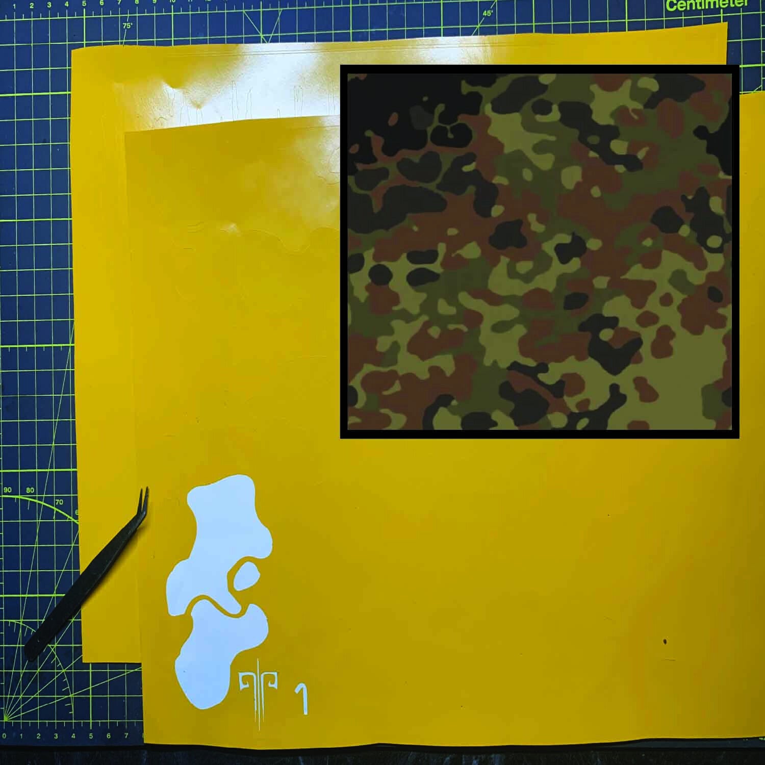 German Flecktarn Camouflage Stencil Packs