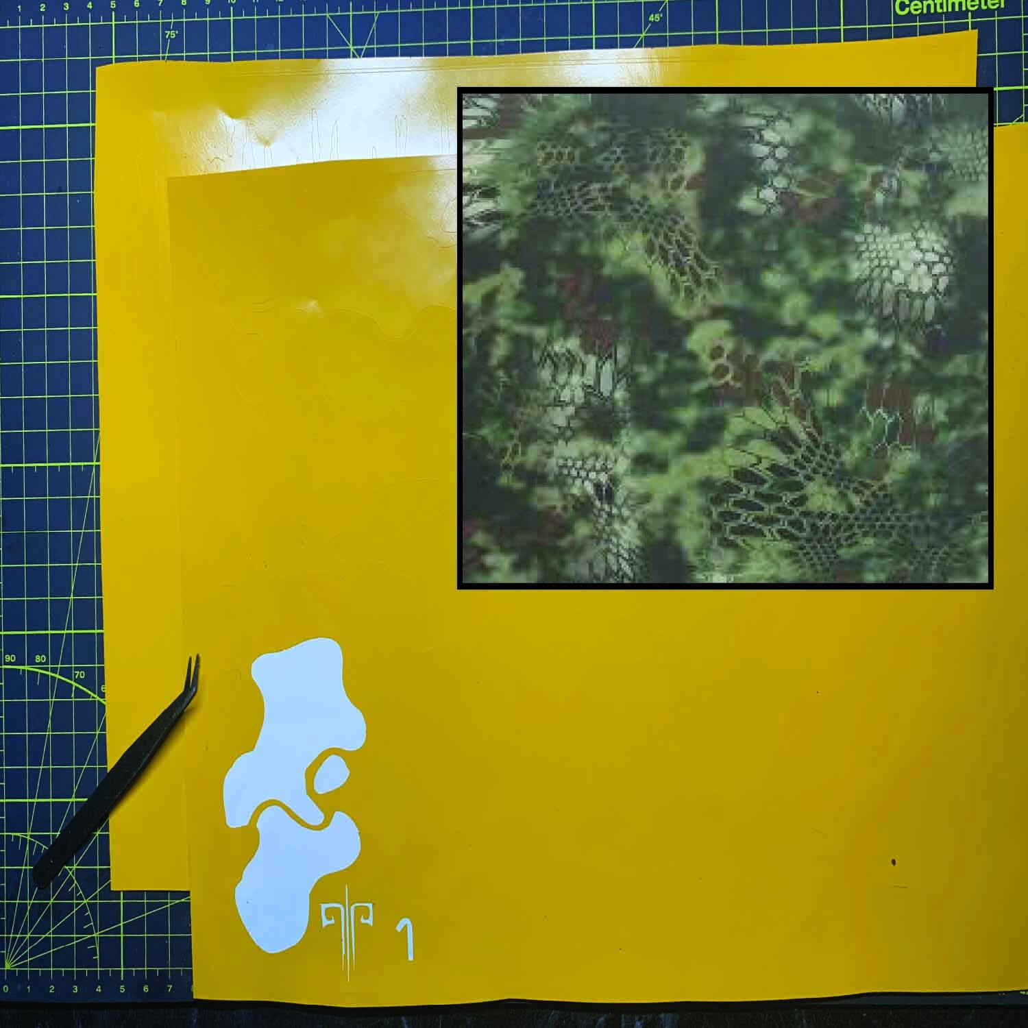 Kryptek-Style Camouflage Stencil Packs