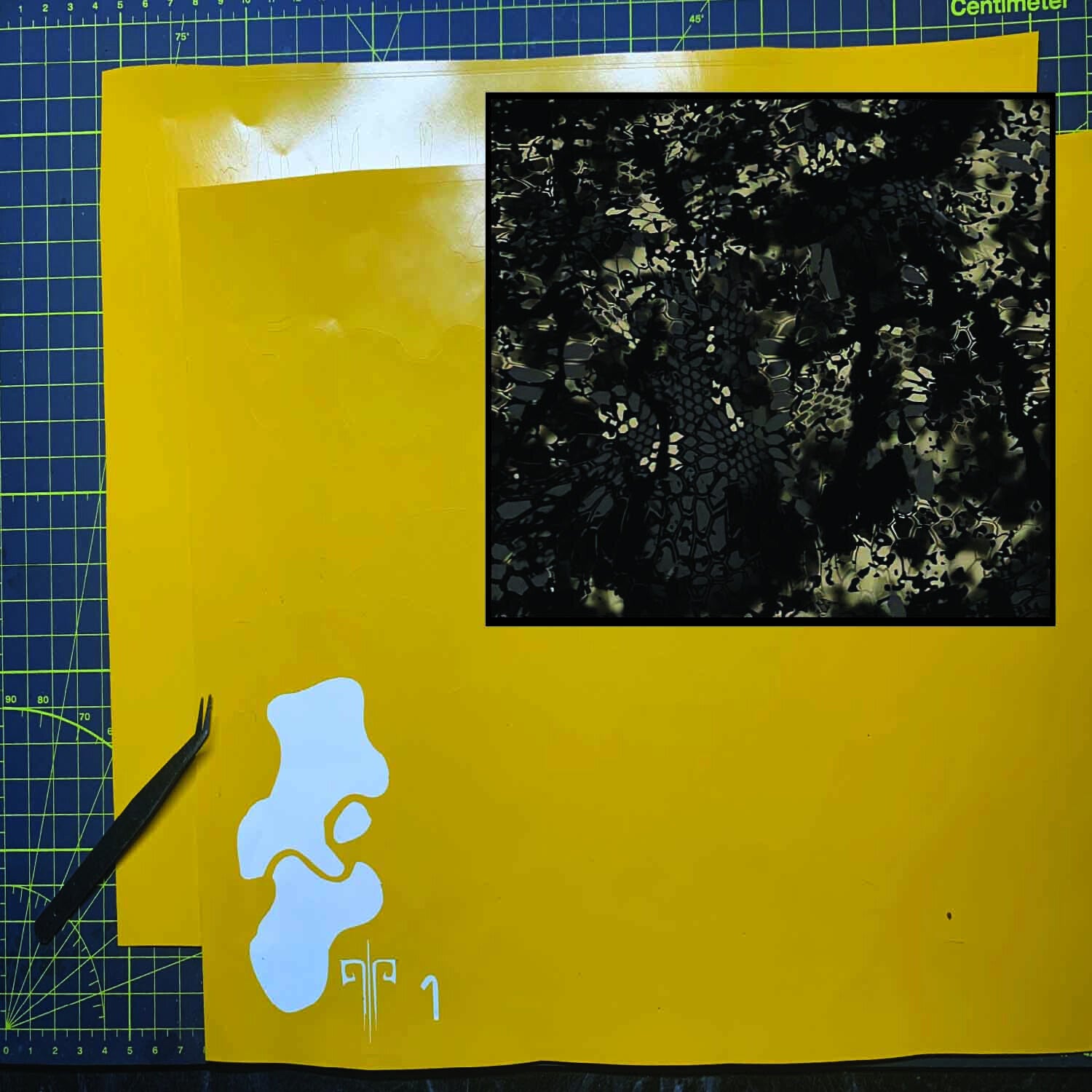 Kryptek Obskura-Style Camouflage Stencil Packs