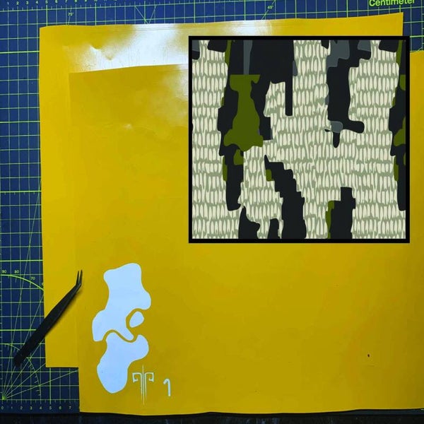 Kuiu Verde-Style Camouflage Stencil Packs
