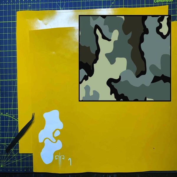 Kuiu Vias-Style Camouflage Stencil Packs